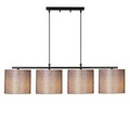 Lustra, Opviq, 892OPV1501, Metal, Negru/Maro