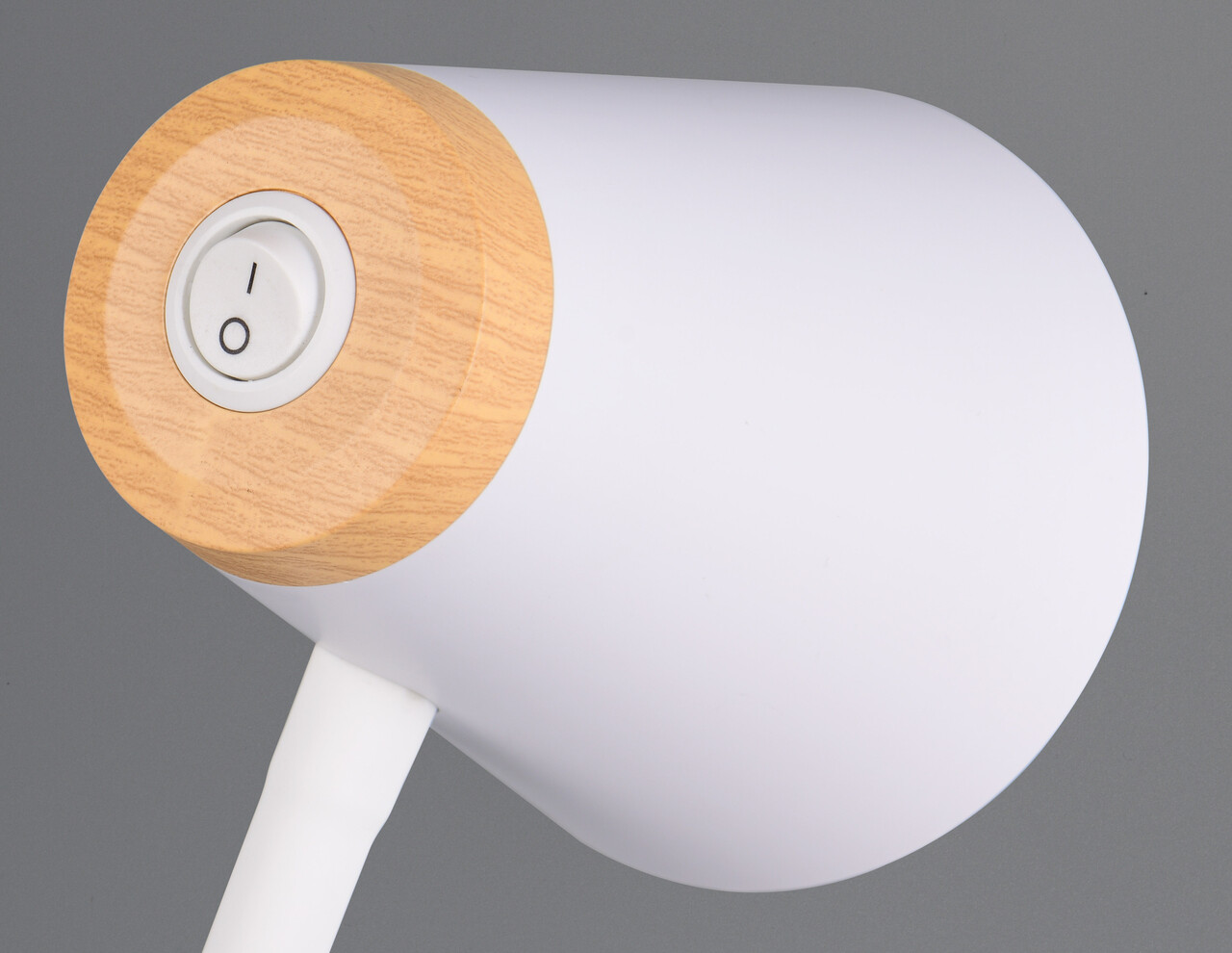 Lampadar Pongo, RL, 19.5x145 cm, 4.5W, 1x SMD, plastic, alb/natur