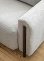 Canapea extensibila 3 locuri, ELTAP, SO-ARC-BL-04ROY, Arcadova, 244x97x97 cm, lemn/poliester, gri inchis/negru