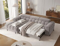 Coltar extensibil dreapta 3 locuri ELTAP, LT-04AU, Felro, 285x181x93 cm, lemn/poliester, gri
