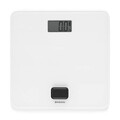 Cantar digital pentru baie, Brabantia, White, 30x30x4.3 cm, fara baterii, polipropilena/sticla, alb