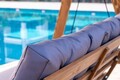Balansoar de gradina 2 locuri, Swingo, Pera 2000, 203x116x180 cm, Cadru: 100% MID, Antracit