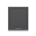 Dulap pentru bucatarie, Hanah Home, Minar, 60x60x37 cm, Alb / Antracit