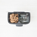 Cos de gunoi cu pedala, Brabantia, Bo Pedal, 2x30 L, 36.3x54.1x65.2 cm, otel, alb