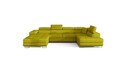 Coltar extensibil dreapta 6 locuri ELTAP, Rod-47, Rodrigo, 345x202x90 cm, lemn/poliester, galben