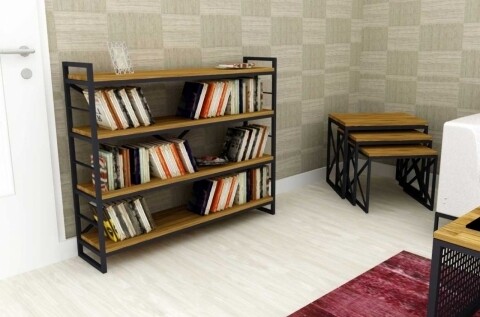 Biblioteca kit tex, heinner, 120x30x100 cm