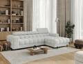 Coltar extensibil dreapta 3 locuri ELTAP, RT-03ROY, Felro, 285x181x93 cm, lemn/poliester, gri deschis