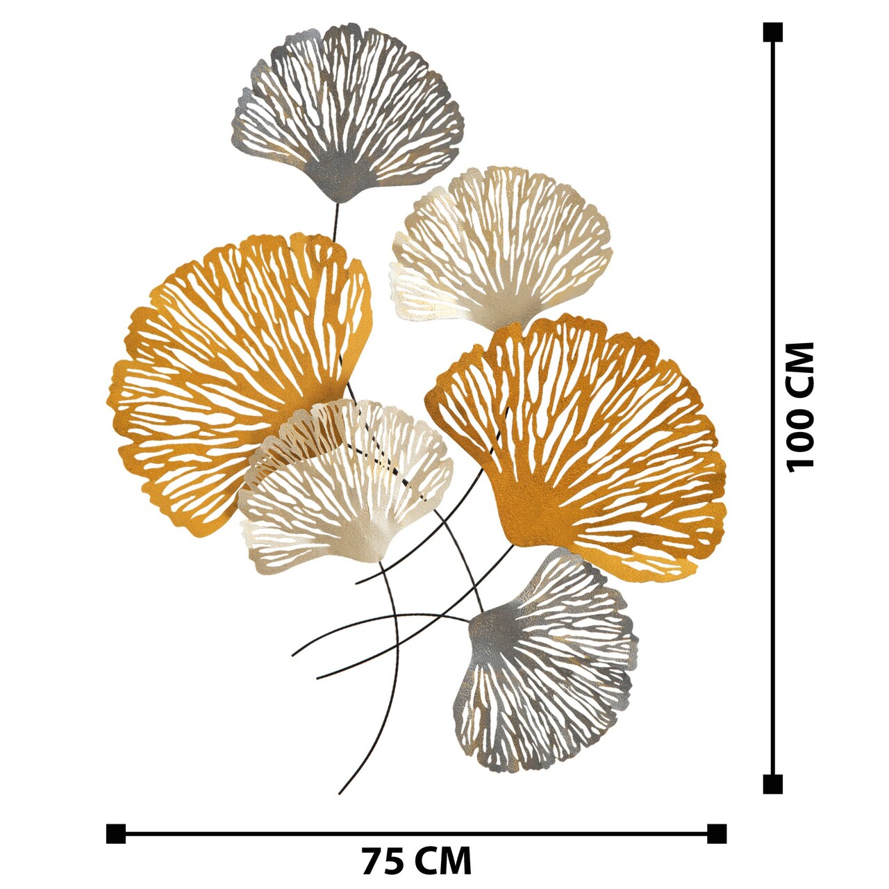 Decoratiune de perete, Myth, Dimensiune: 75 x 5 x 100 cm, Multicolor - imagine 9