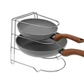 Stativ pentru depozitare 3 tigai Versa, 27x23x25 cm, metal cromat