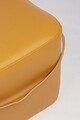 Taburet,  Bizzotto, Giona, 34 x 35 x 51 cm, piele ecologica/mdf, mustar