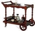 Carucior pentru servire Tudor, Elvila, 84.1 x 59.6 x 75.2 cm, cherestea de fag