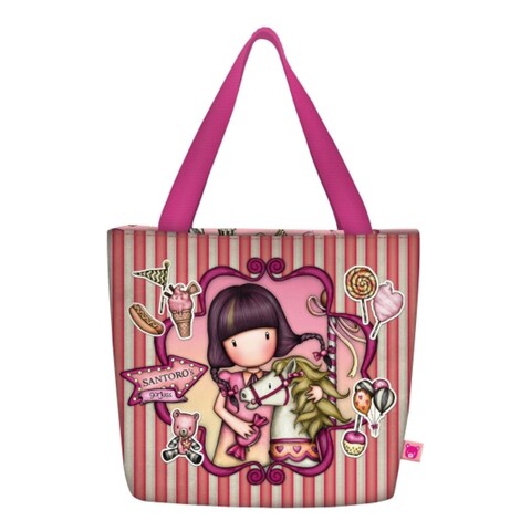 Geanta pentru pranz, gorjuss, carousel, 24 x 29 x 10 cm, poliester, multicolor