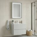 Set Dulap de Baie cu Chiuvetă și Oglindă (2 Piese), Hanah Home, Nest 71 v2, Cașmir mat