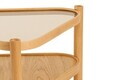 Masuta de cafea, Hanah Home, Nesta 95, 95x48x95 cm, LEMN MASIV DE STEJAR, Stejar