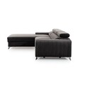 Coltar extensibil stanga 3 locuri ELTAP, LT-18SO, Grayson, 278x205x92 cm, lemn/poliester, bej deschis