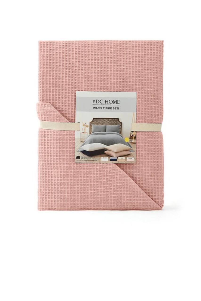 Cuvertura pique Single, Waffle - Powder, DC Home, 70% bumbac/30% poliester