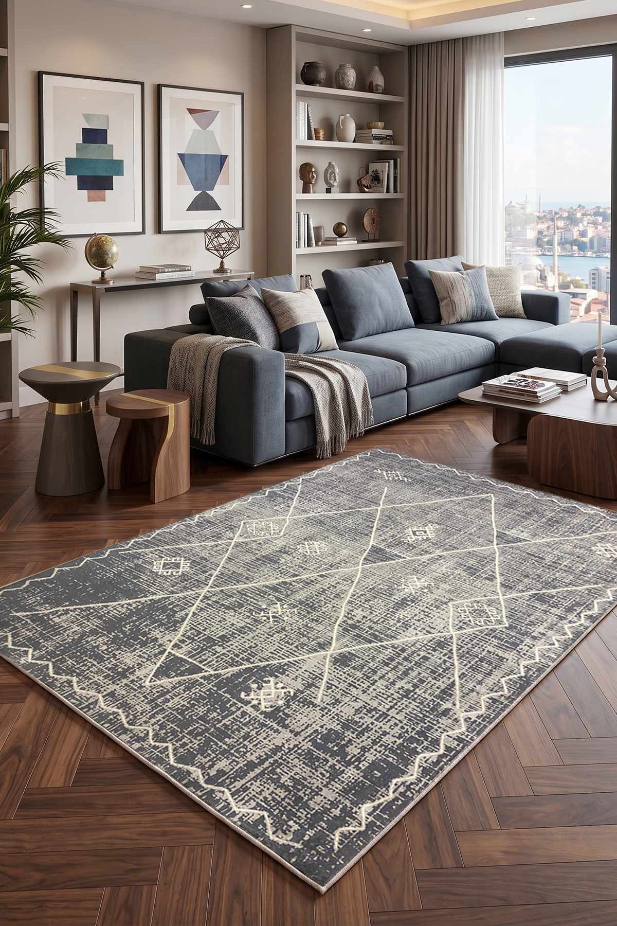 Covor, Overlas, 80x200 cm, Multicolor