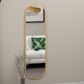 Oglinda decorativa, Siam, Magnum, 40x120x2.2 cm, MDF , Natural