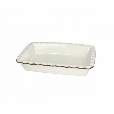 Poza Vas de copt Country Cook, Tognana, 21.5 x 6.2 x 30 cm, ceramica, crem