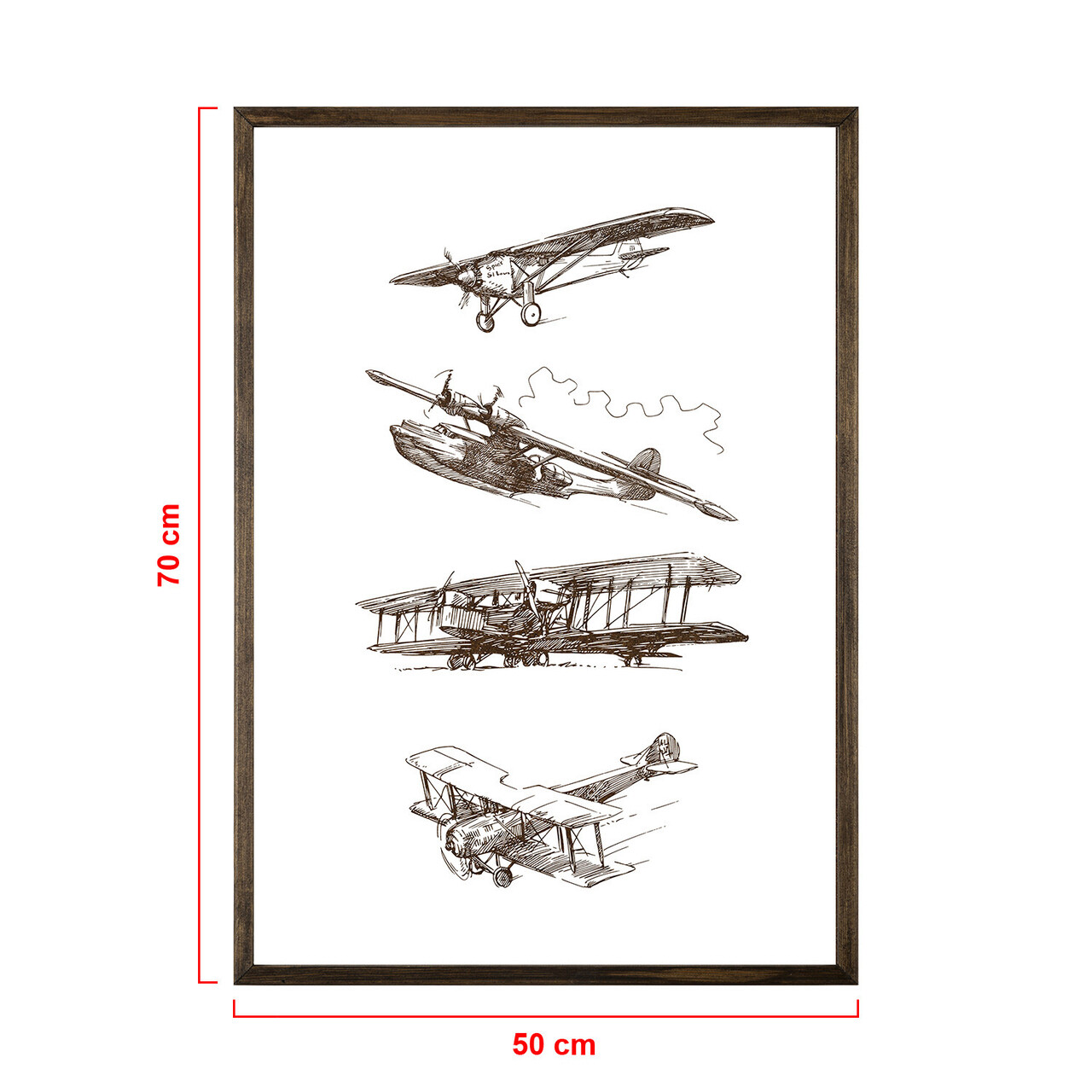 Tablou decorativ, TD032, Lemn, Desenat manual, Natural