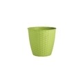 Ghiveci Rattan 19 cm, verde
