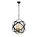 Lustra, Opviq, 892OPV1532, Metal, Aur/Negru