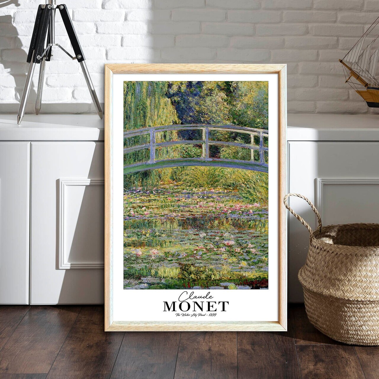Tablou decorativ 4262AHSMONET-018 LEMN SOLID Fundal: 100% MDF (Grosime: 27 mm Multicolor