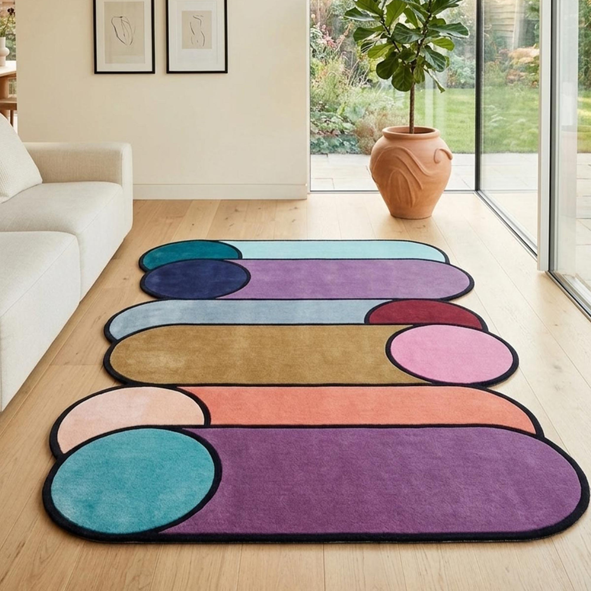 Covor, Fr405, 80x150 cm, Multicolor
