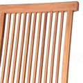 Scaun pliabil pentru gradina Kayla, 46.5 x 56 x 90 cm, lemn de tec, natural