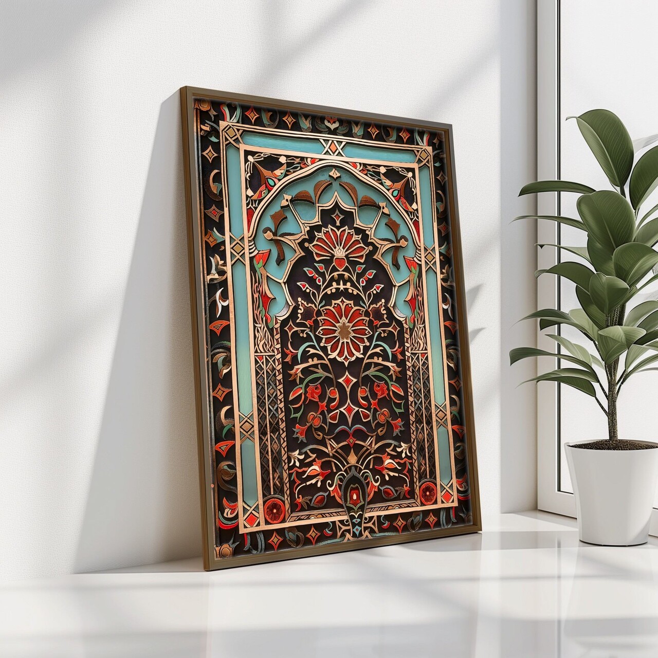 Tablou decorativ, GE118-L, Lemn, Multicolor - view 4