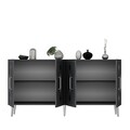 Consola, Olivia, Dome KB150, Antracit / Argintiu
