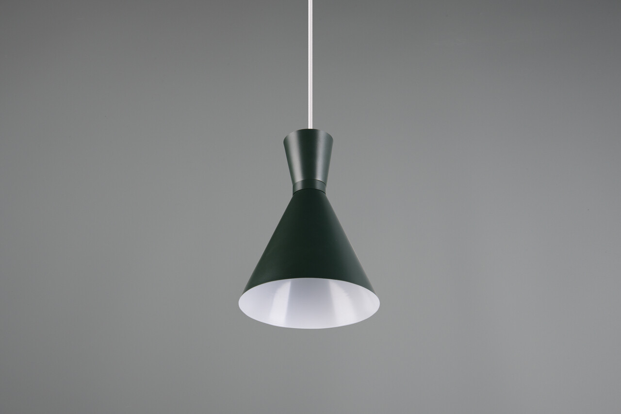 Lustra Enzo, RL, 20x150 cm, 28W, 1x E27, metal, verde fistic - view 4