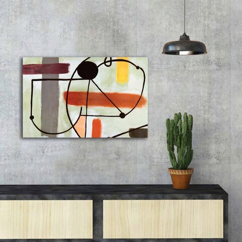 Tablou decorativ, famousart-109, canvas, dimensiune: 45 x 70 cm, multicolor