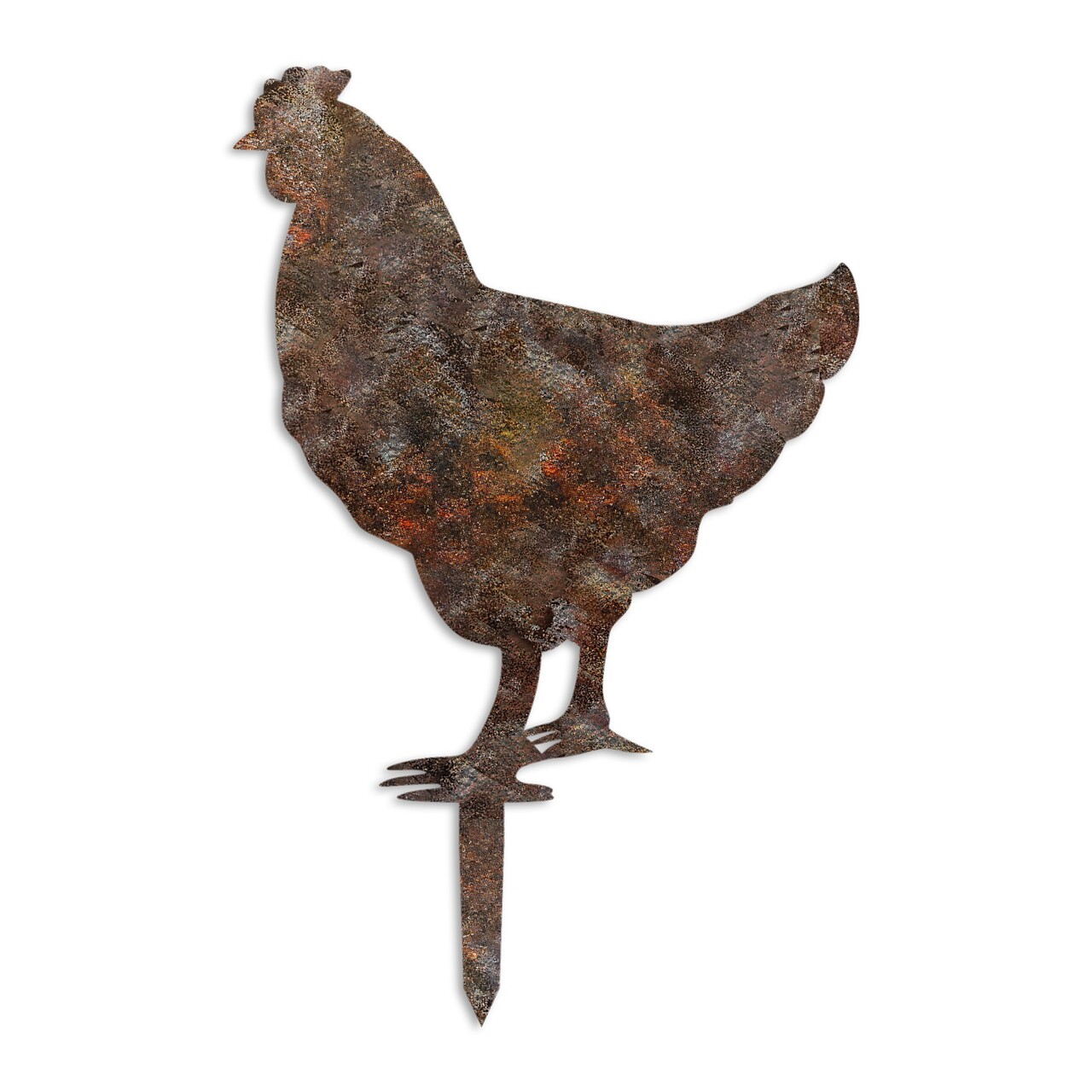 Obiect decorativ de grădină, Chicken -A 01, 64x42 cm, Multicolor - view 4