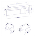 Set mobilier living, Inarch, Beliz, PAL, Alb