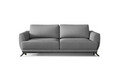 Canapea extensibila 3 locuri ELTAP, Meg22, Megis, 242x95x90 cm, lemn/poliester, gri deschis