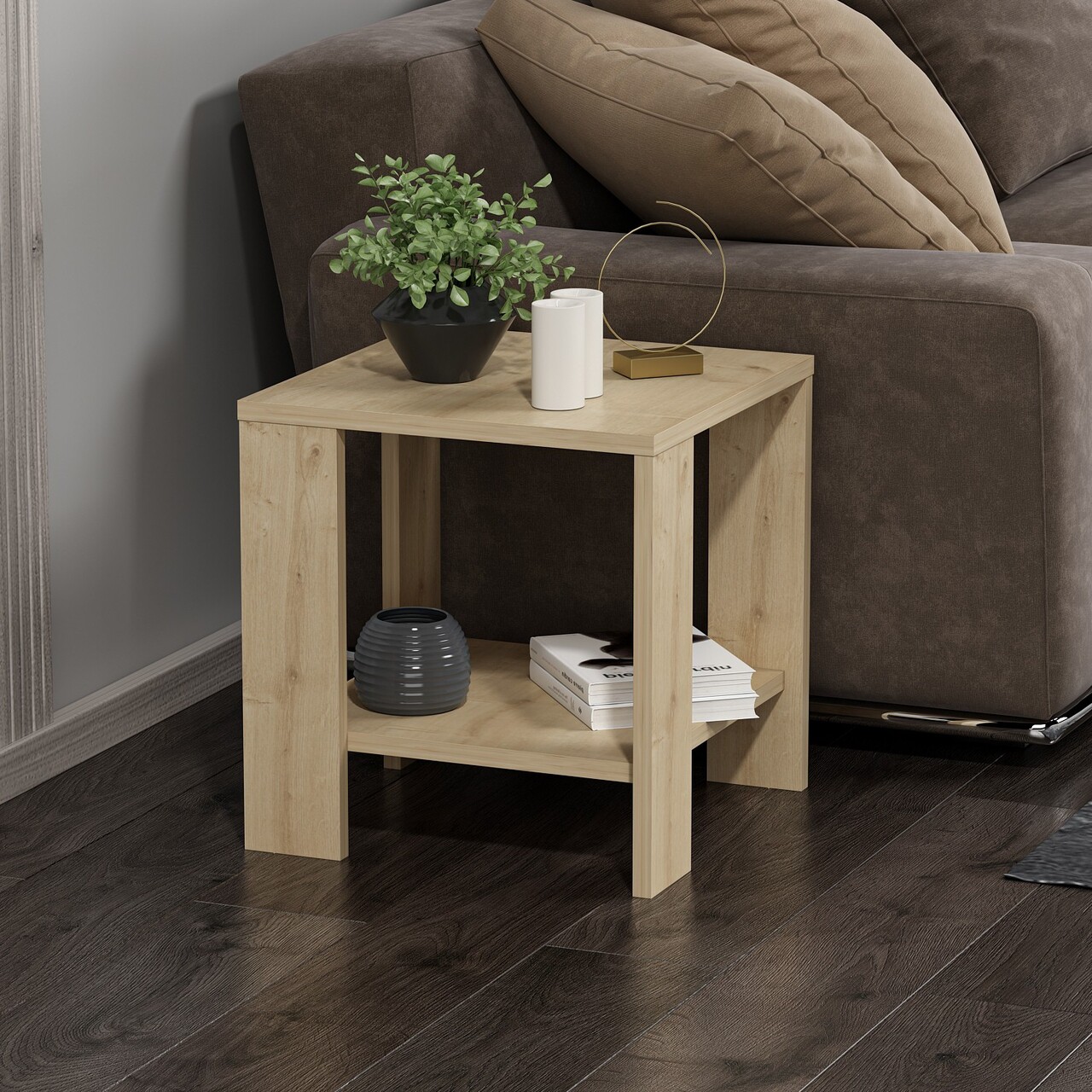 Masuta, Antec, Midi Yan, 40x40x42 cm, PAL, Maro - 2 | YEO