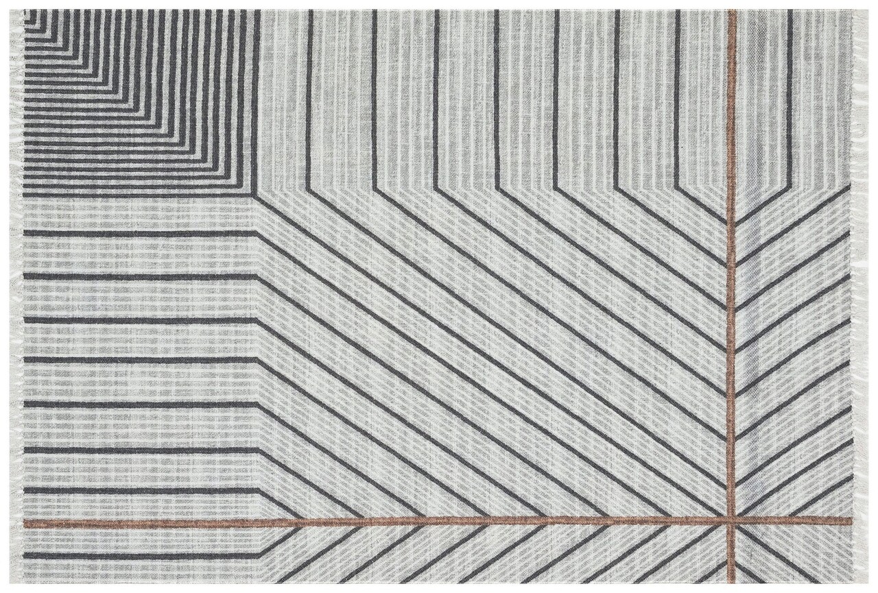 Covor, As 05 Grey , 80x300 cm, Bumbac, Multicolor - 1 | YEO