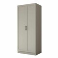 Dulap pentru haine, Hanah Home, BA308, 90x210x57.5 cm, Gresie