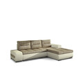Coltar extensibil dreapta 4 locuri ELTAP, Ov21, Ottavio, 275x180x85 cm, lemn/poliester, bej/bej deschis