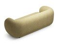 Canapea modulara 3 locuri, Kate, Micadoni, 213x99x76 cm, tesatura structurata, galben melanj