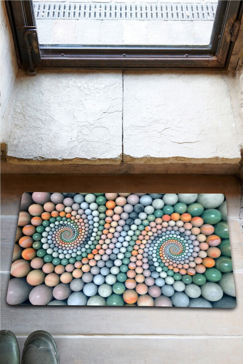 Covoraș din PVC, Pvc Colored Beads, 40x60 cm, PVC, Multicolor