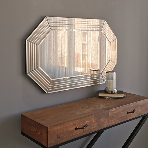 Oglinda decorativa A313Y, Neostill, 60 x 100 cm, bronz 100