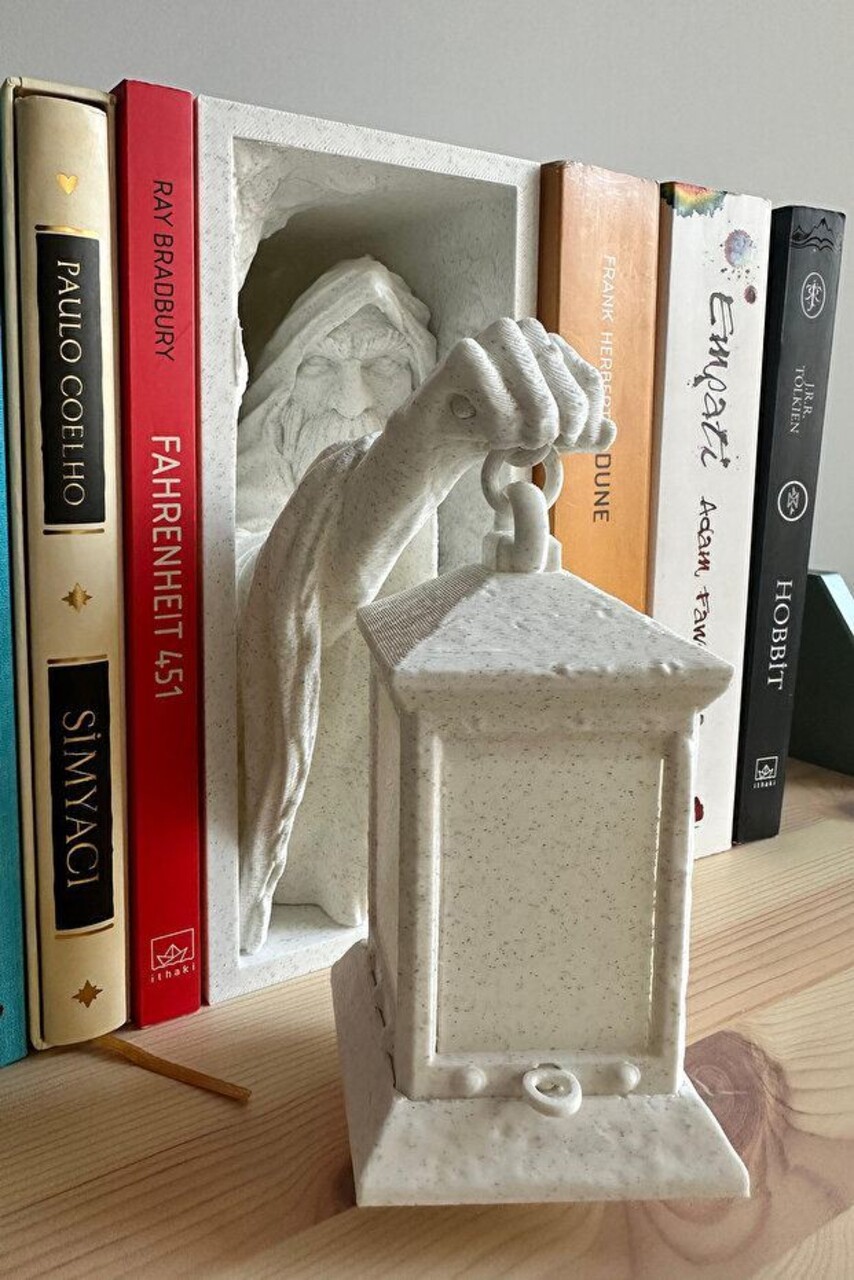 Suport de cărți din plastic, My Sterious, 15x10x21 cm, Alb — imaginea 7