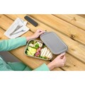 Caserola pentru pranz, Brabantia, Make&Take, 26x17.4x6.3 cm, 2 L, inox, argintiu mat