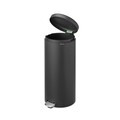 Cos de gunoi cu pedala, Brabantia, NewIcon Mineral Infinite Grey, 30 L, 38x29.3x67.9 cm, otel, gri