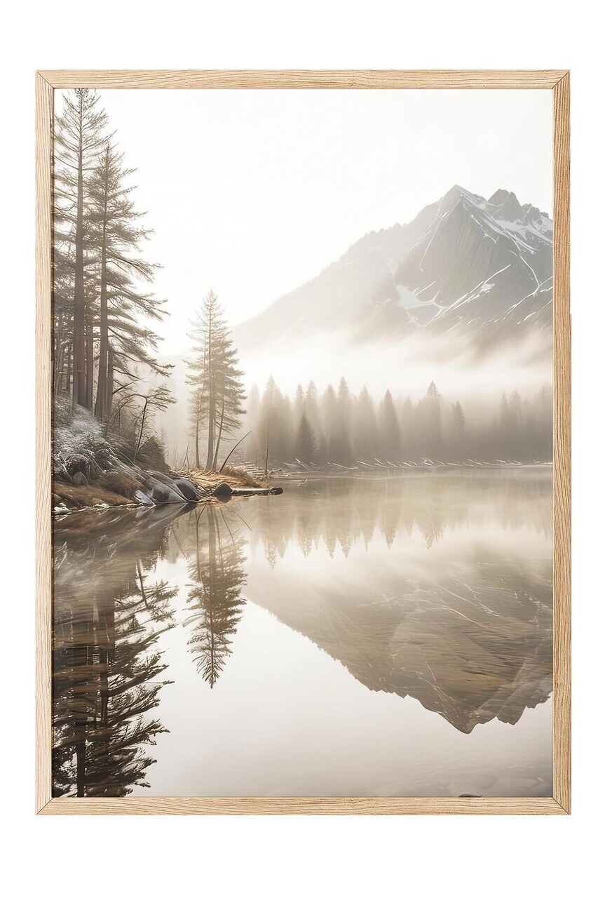Tablou decorativ, 108295, Lemn masiv, Sticla PVC, Multicolor - view 2
