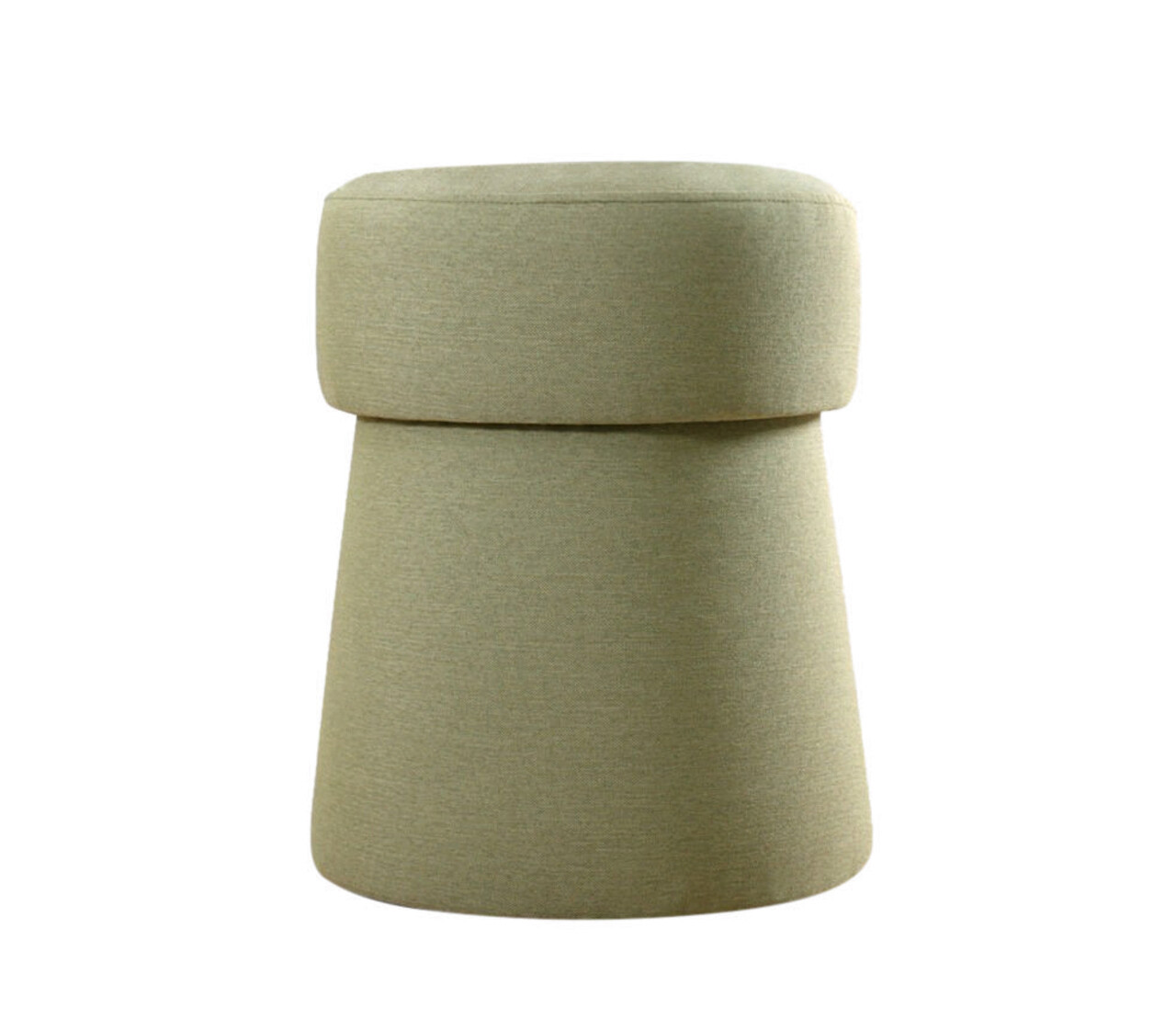 Taburet, Fluffe, 209FLF1211, 50% bumbac, 50% in, Verde olive