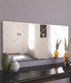 Oglinda decorativa, Siam, Mofo, 60x120x2.2 cm, MDF , Alb