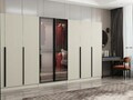 Dulap pentru haine, Hanah Home, Nisa, 360x210x52 cm, Gresie